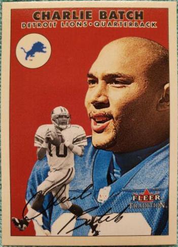 Charlie Batch #12 Football Cards 2000 Fleer