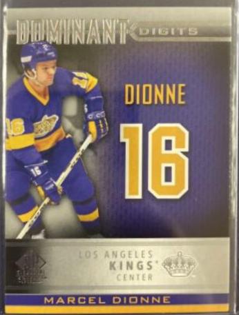 Marcel Dionne #DD-23 Hockey Cards 2020 SP Signature Edition Legends Dominant Digits