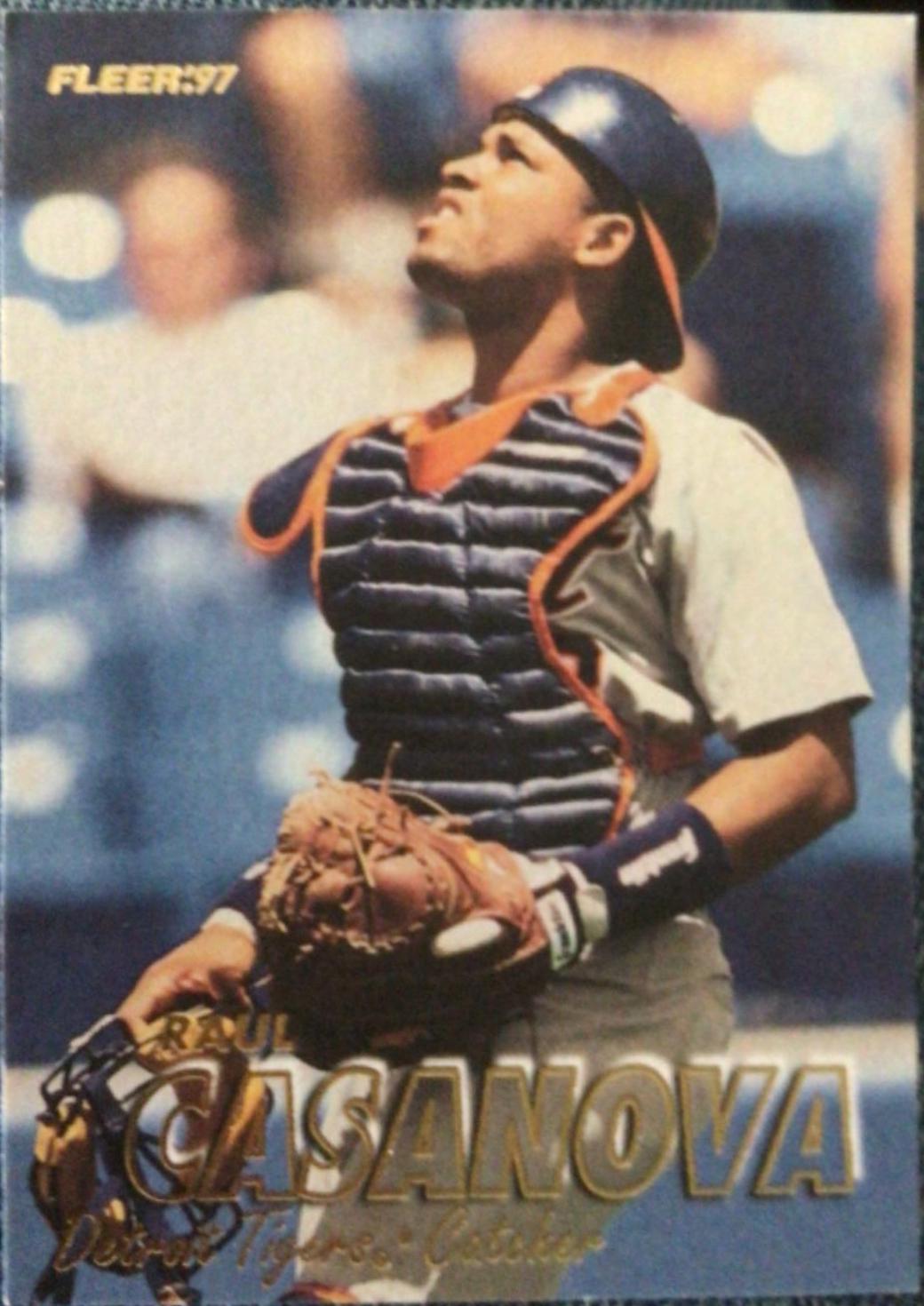 Raul Casanova #95 Baseball Cards 1997 Fleer