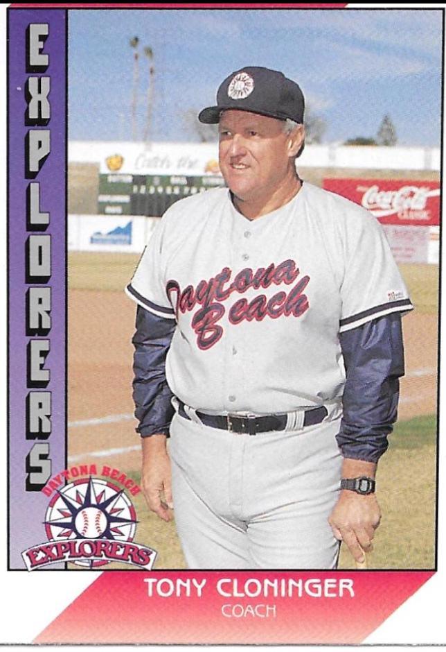 Tony Cloninger #31 Baseball Cards 1991 Pacific Senior League