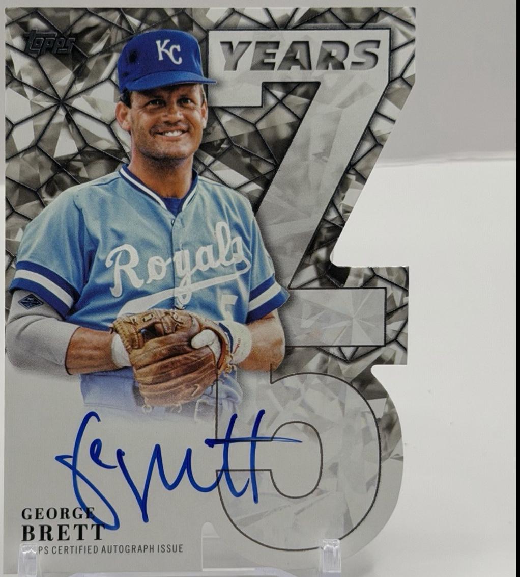 George Brett #75YA-GB Prices | 2026 Topps 75 Years Of Topps Die