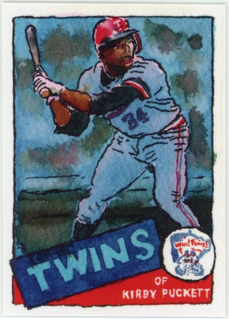 Kirby Puckett [Topps Logo Laminate] #10