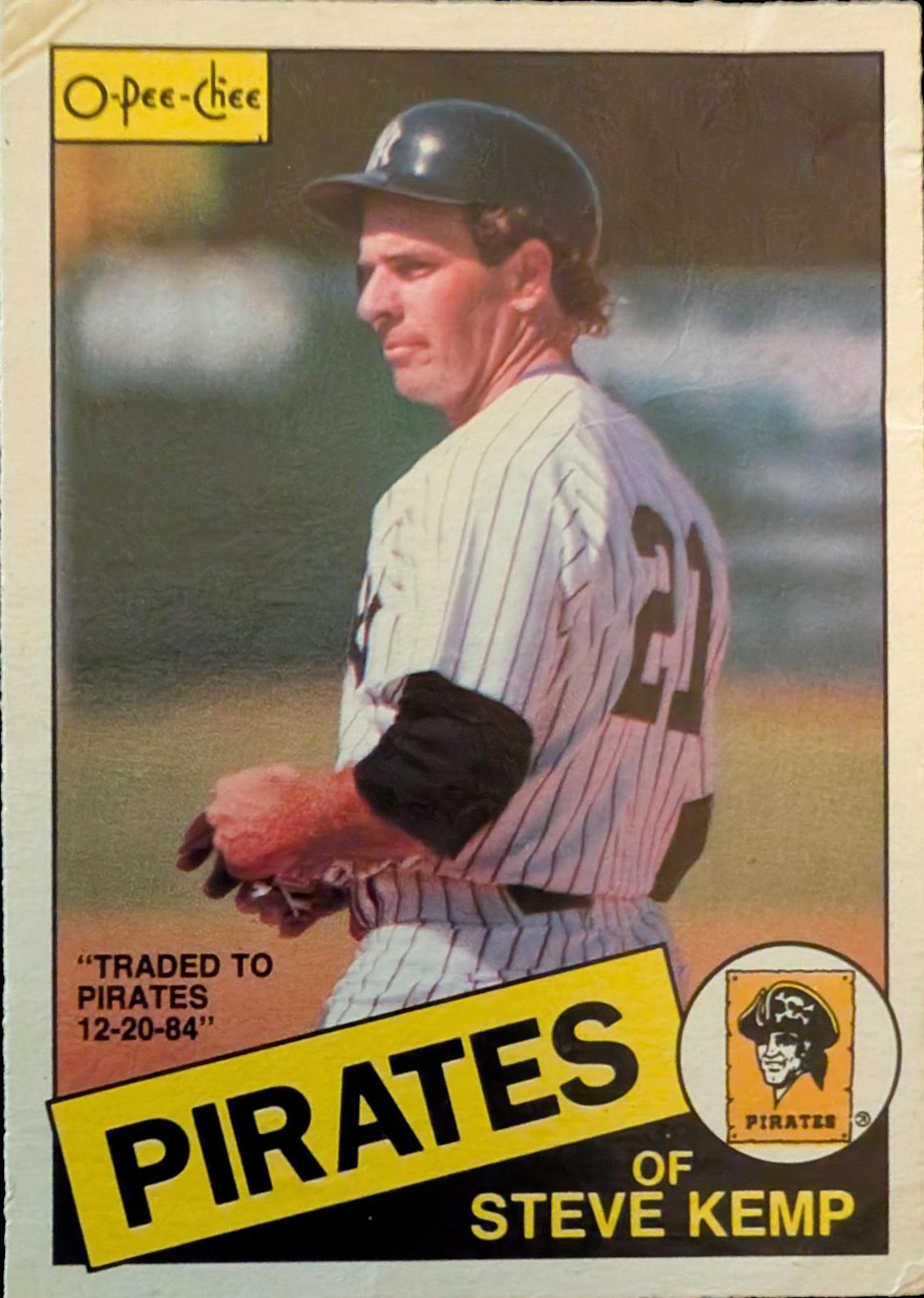 Steve Kemp #120 1985 O-Pee-Chee Baseball