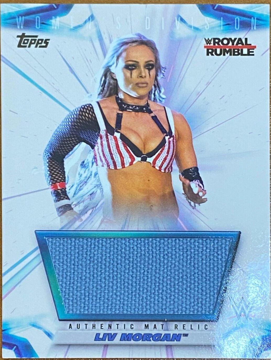 Liv Morgan #MR-LM Wrestling Cards 2021 Topps WWE Women’s Division Mat Relics
