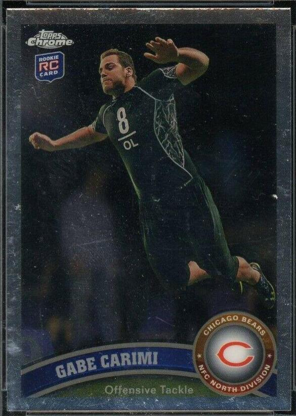 Gabe Carimi #5 Football Cards 2011 Topps Chrome
