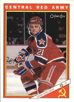 Igor Stelnov #26R Hockey Cards 1991 O-Pee-Chee Inserts