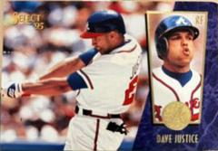 Dave Justice #67 Baseball Cards 1995 Select Prices