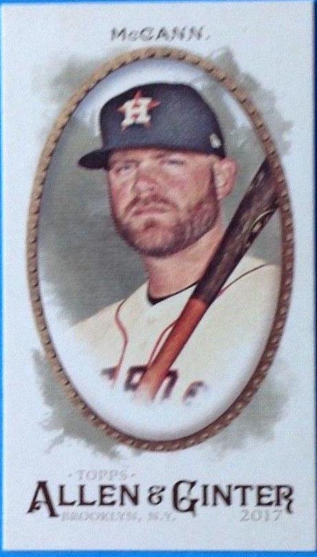 Brian McCann [Mini Red Brooklyn Back] #343