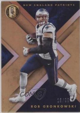 Rob Gronkowski #3 Football Cards 2018 Panini Gold Standard