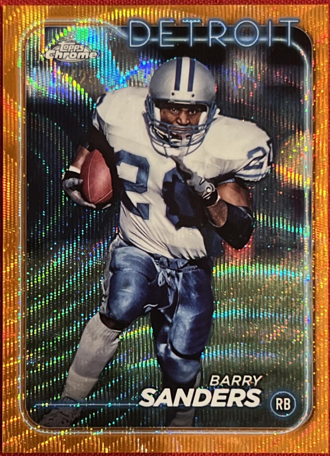 Barry Sanders [Orange Wave] #67