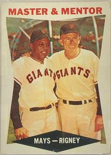 Willie Mays / Bill Rigney