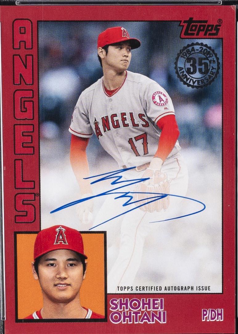 Shohei Ohtani #SO 2019 Topps 1984 Baseball Autographs