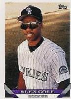 Alex Cole #591 Baseball Cards 1993 Topps Micro