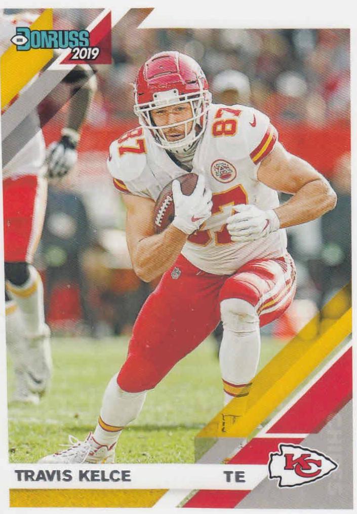 Travis Kelce #2 2019 Donruss Football