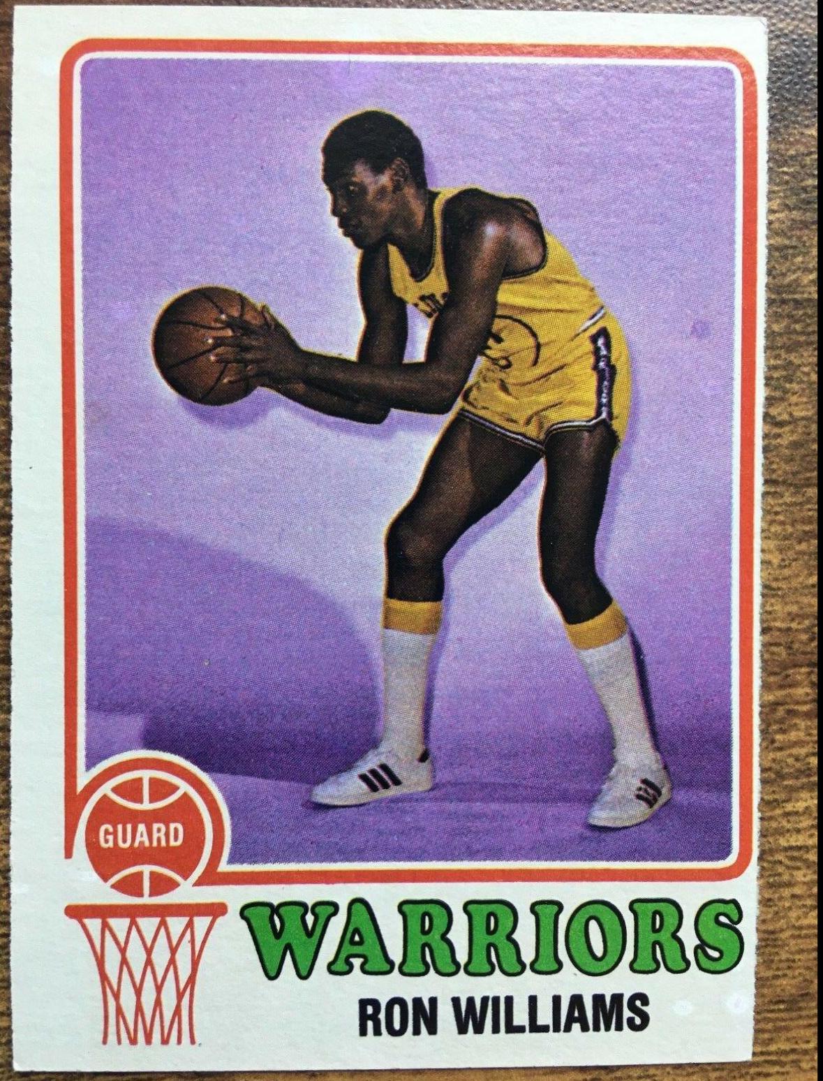 Ron Williams #23 Basketball Cards 1973 Topps