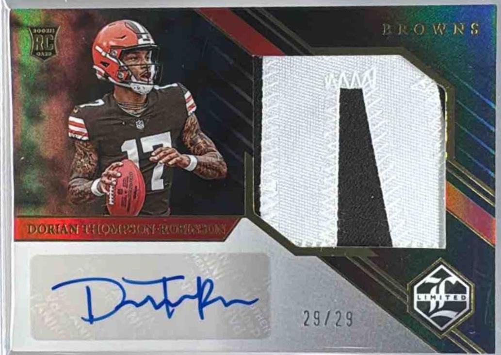 Dorian Thompson-Robinson [Holographic Spotlight Rookie Patch Autograph Jumbo] #152