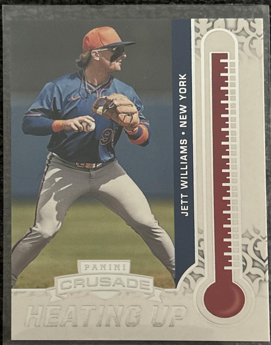 Jett Williams #39 2025 Panini Crusade Baseball Heating Up