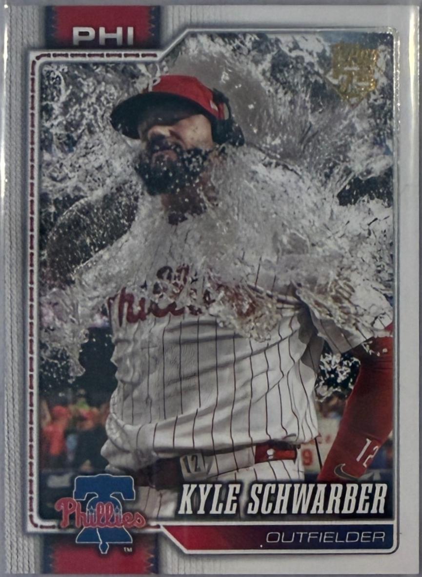 2026 Topps Series 2 Kyle Schwarber [Golden Mirror Variation] #650 card