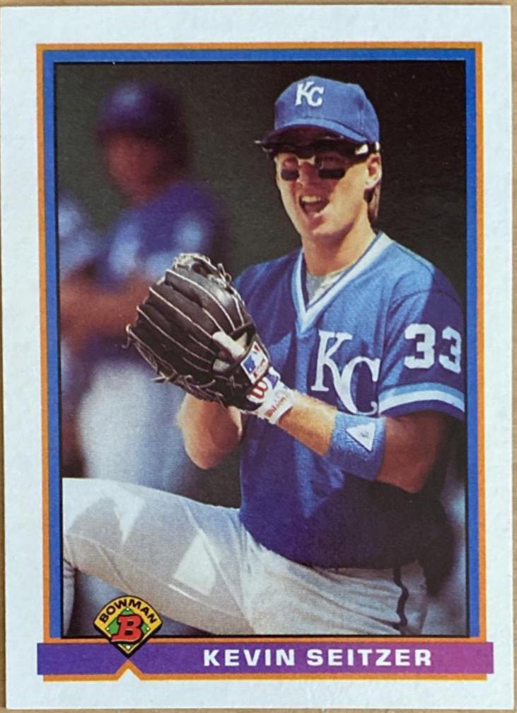 Kevin Seitzer #305 Baseball Cards 1991 Bowman