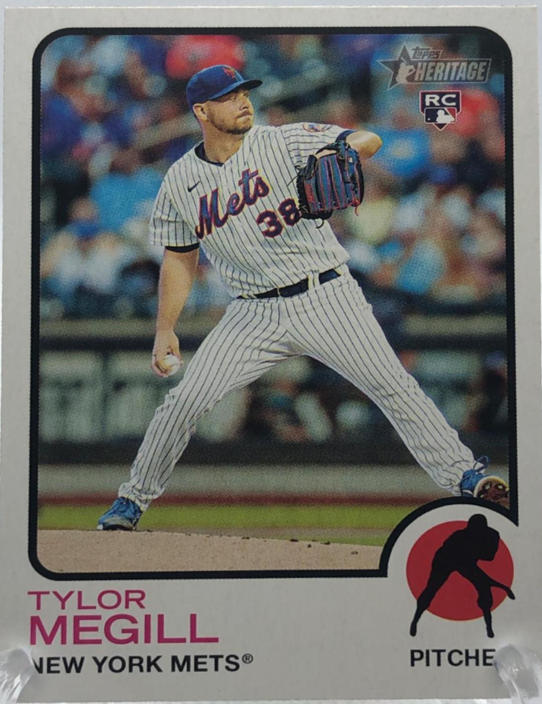 Tylor Megill #140 Baseball Cards 2022 Topps Heritage