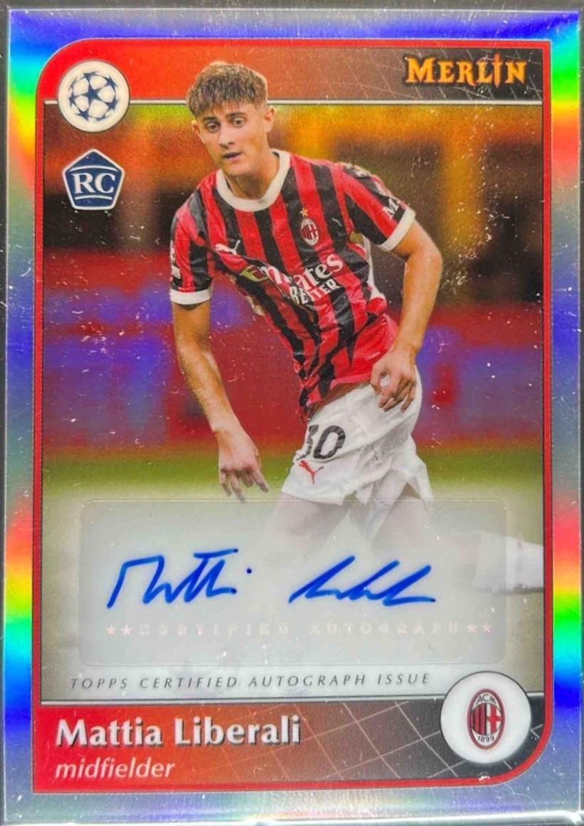 Mattia Liberali #AU-ML 2024 Topps Merlin UEFA Autograph
