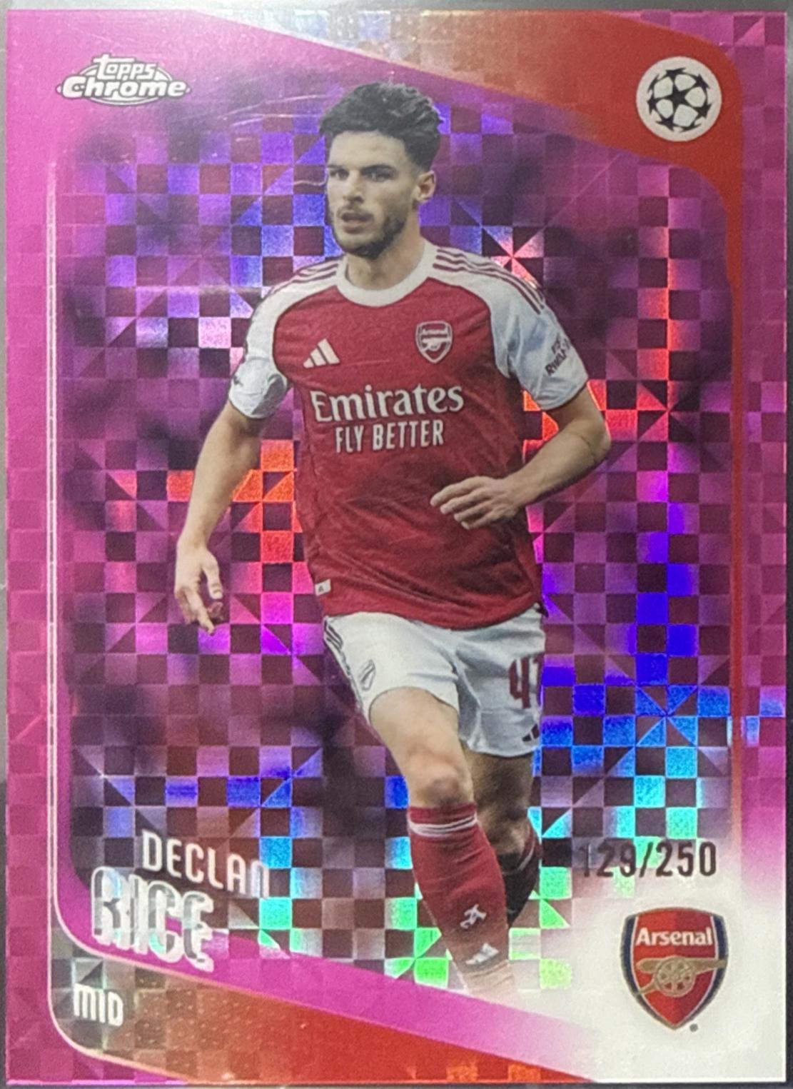 Declan Rice [Pink X-Fractor] #164