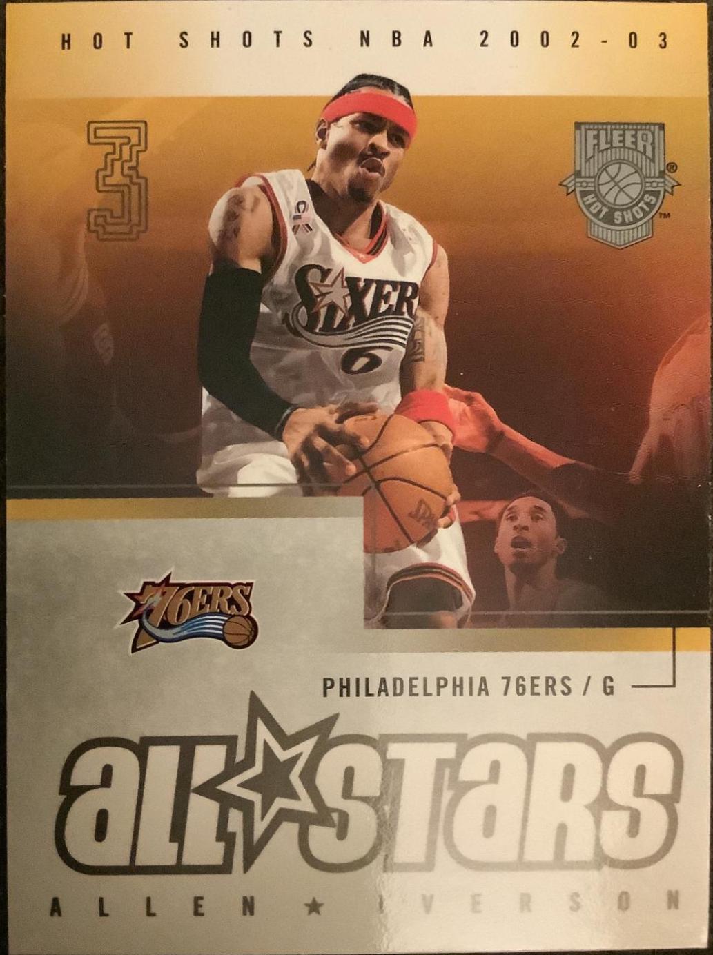 Allen Iverson #154 2002-03 Fleer Hot Shots Basketball