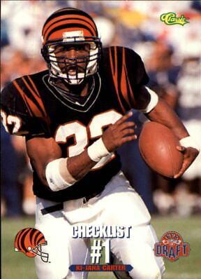 Ki Jana Carter #99 Football Cards 1995 Classic NFL Rookies