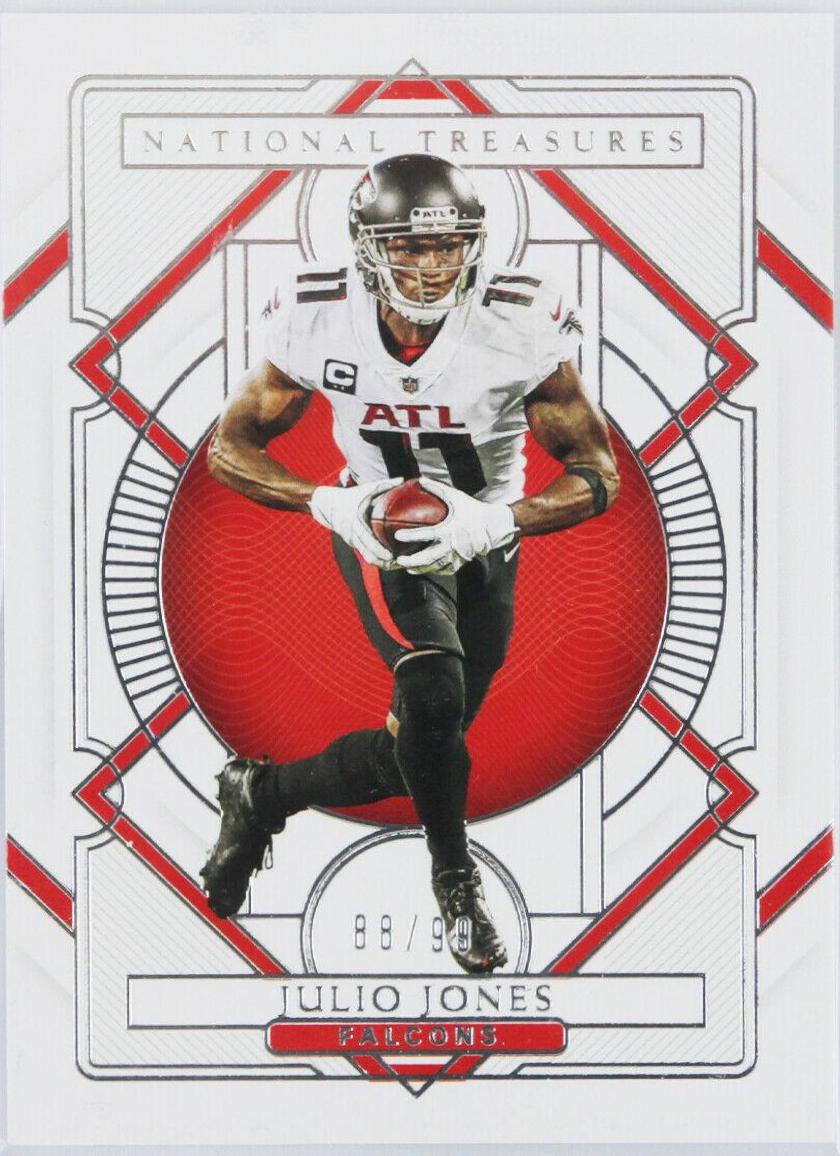 Julio Jones #6 Football Cards 2020 Panini National Treasures