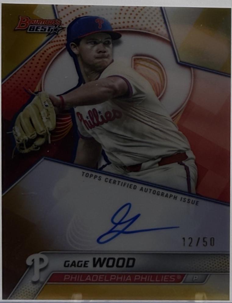 Gage Wood [Gold Refractor] #B25-GW