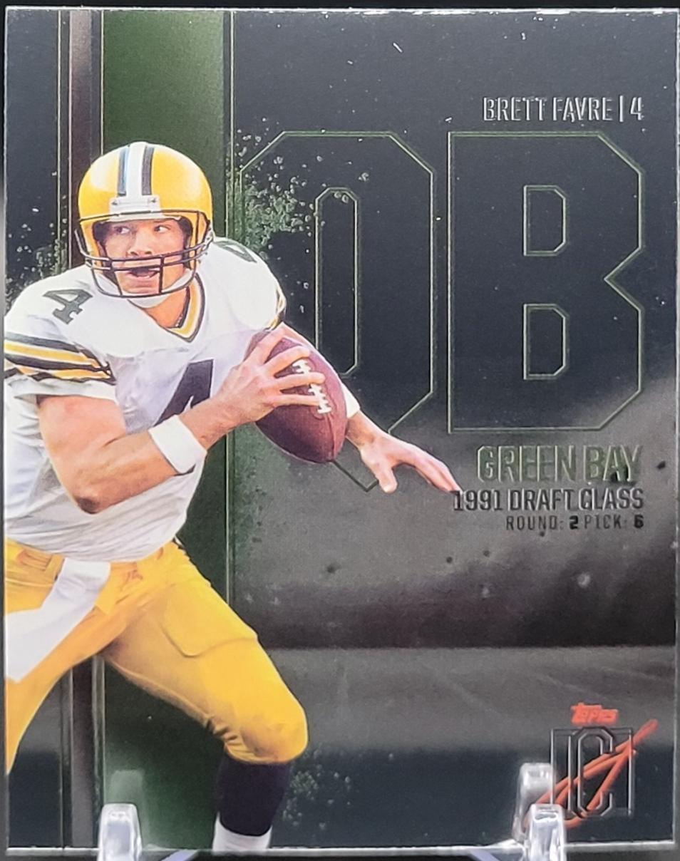 Brett Favre #BCV-16 Football Cards 2024 Topps Signature Class Veteran Chrome Variation