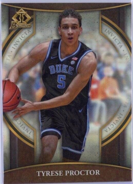 Tyrese Proctor #BI-5 2022-23 Bowman University Chrome Basketball Bowman Invicta