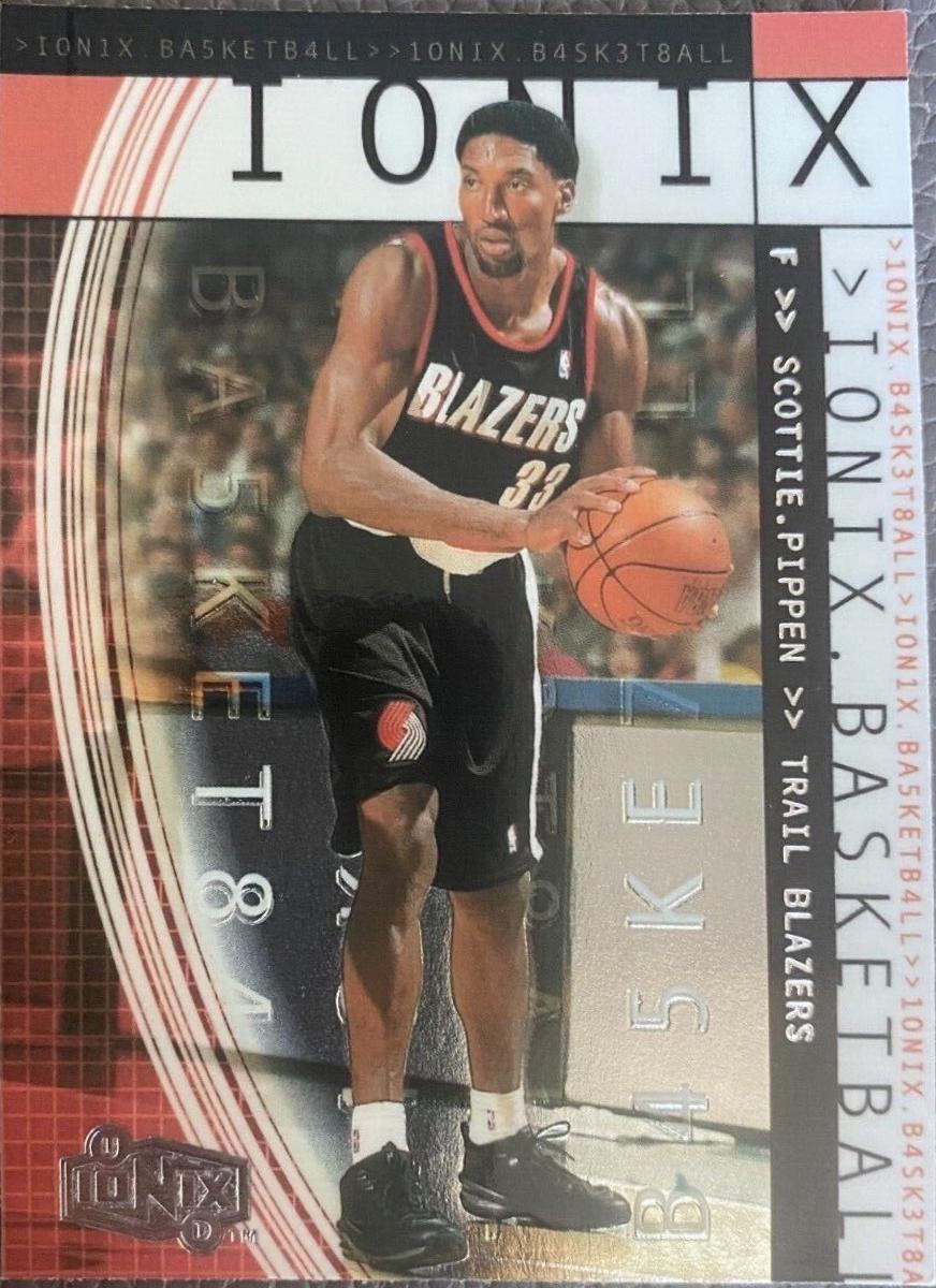 Scottie Pippen #44 Basketball Cards 1999 Upper Deck Ionix