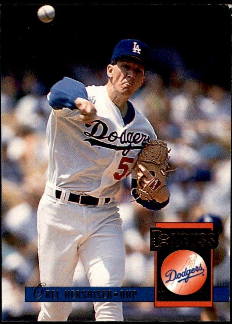 Orel Hershiser #151 Baseball Cards 1994 Donruss