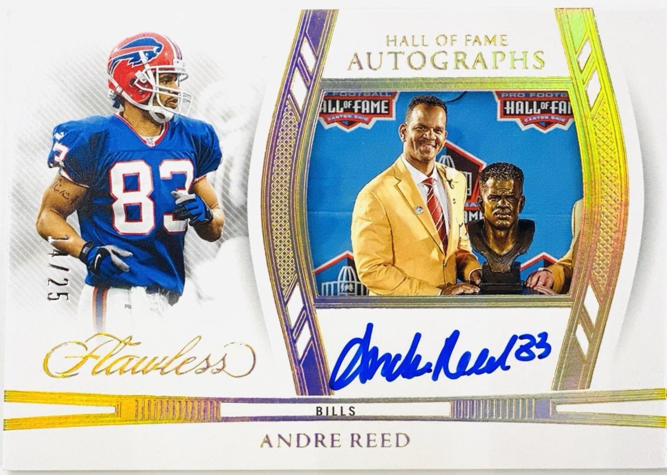 Andre Reed #6 Prices | 2024 Panini Flawless Hall of Fame Autograph ...