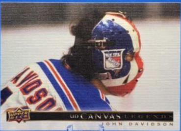 John Davidson #C-20 Hockey Cards 2020 SP Signature Edition Legends UD Canvas
