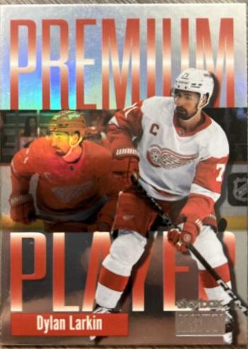 Dylan Larkin #4 Hockey Cards 2023 SkyBox Metal Universe Premium Player