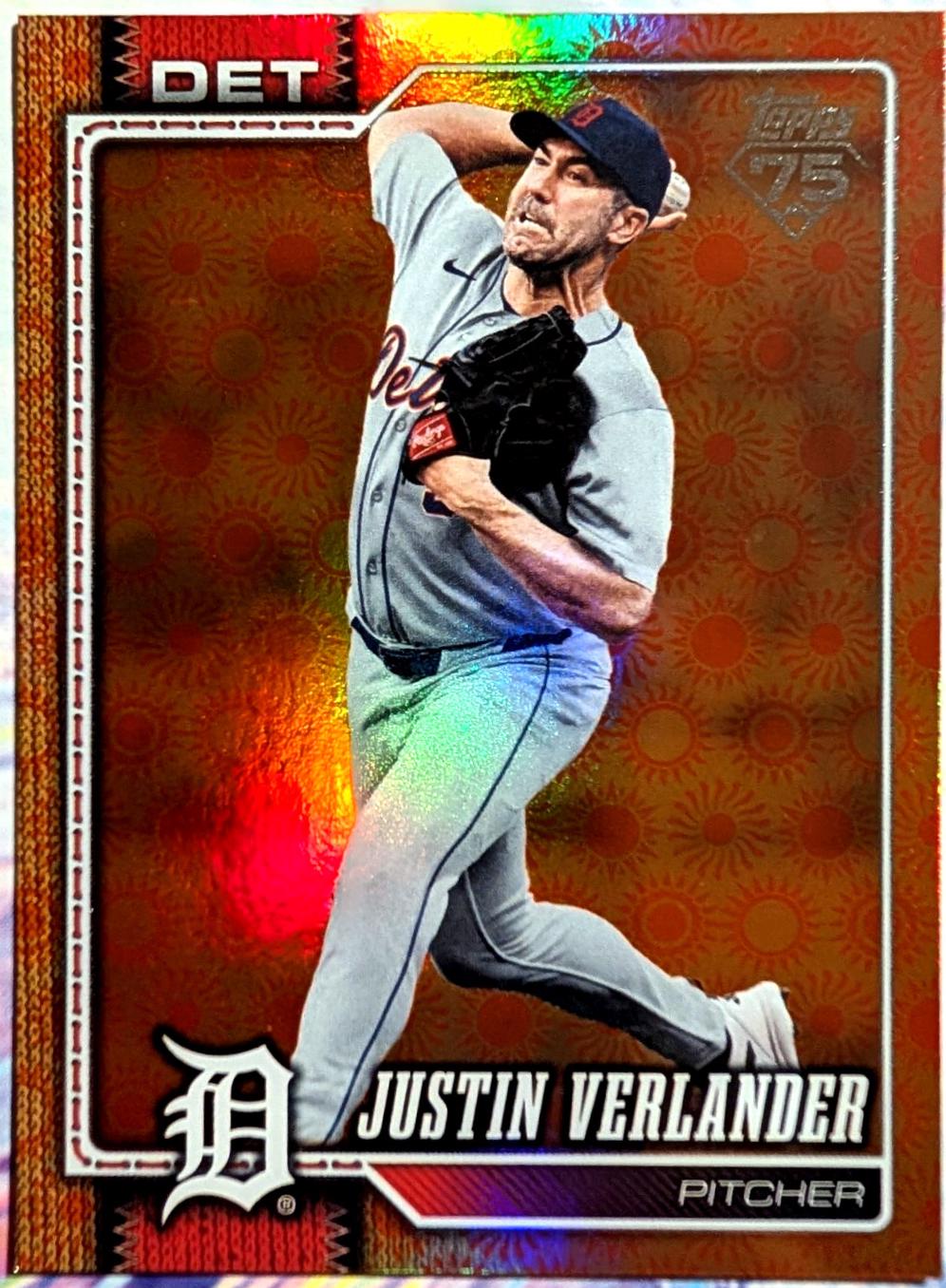 2026 Justin Verlander [Orange Diamante Foil] #415