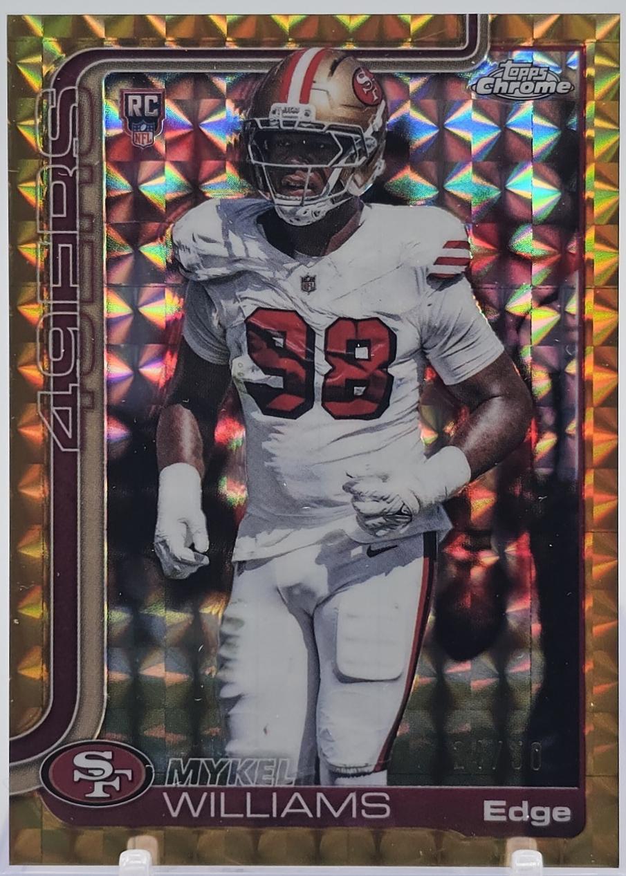 Mykel Williams [Gold Geometric Refractor] #352