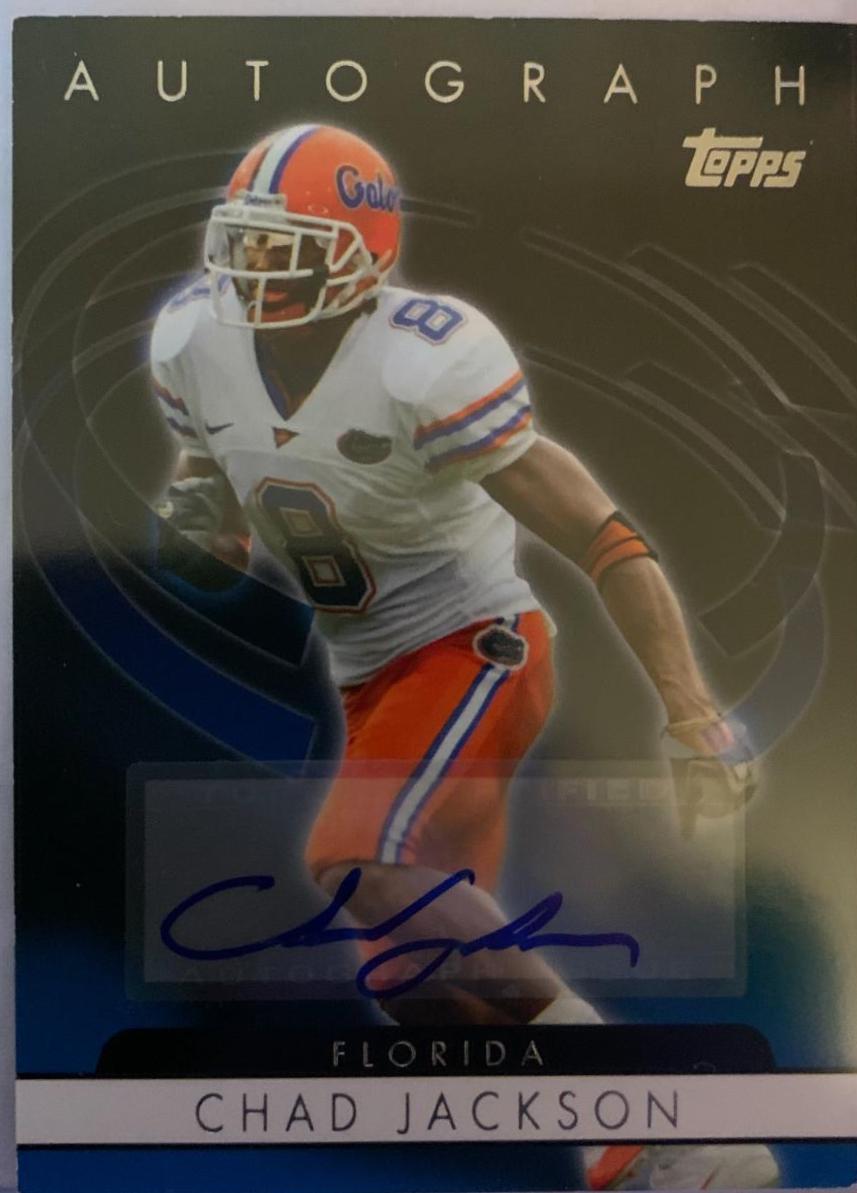 Chad Jackson #T-CJ Football Cards 2006 Topps Certified Autograph