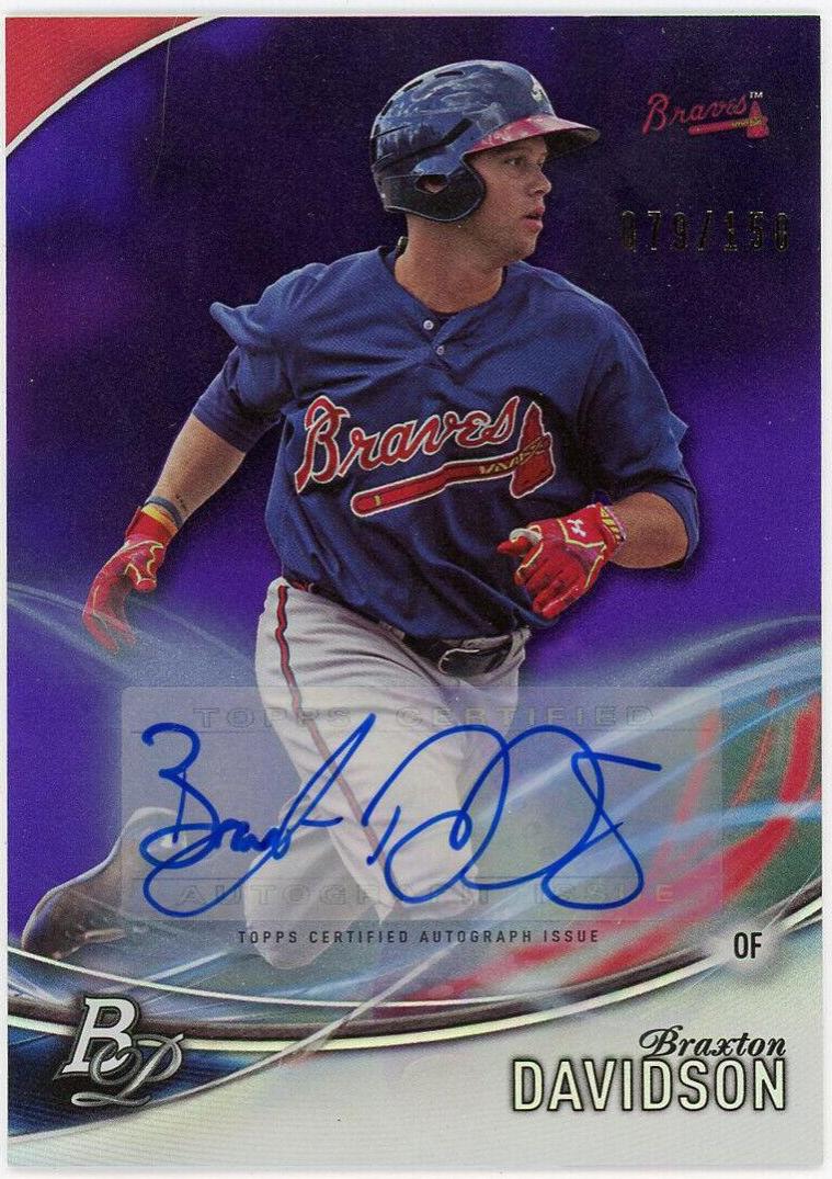 Braxton Davidson [Purple] #TPA-BD