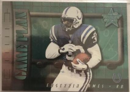 Edgerrin James #GP-13 Football Cards 2000 Leaf Rookies & Stars Game Plan