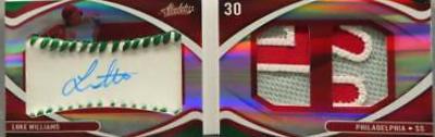 Luke Williams [Material Booklet Spectrum Green Signature] #128