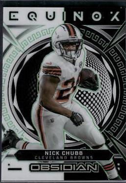 Nick Chubb [Green Electric Etch] #6