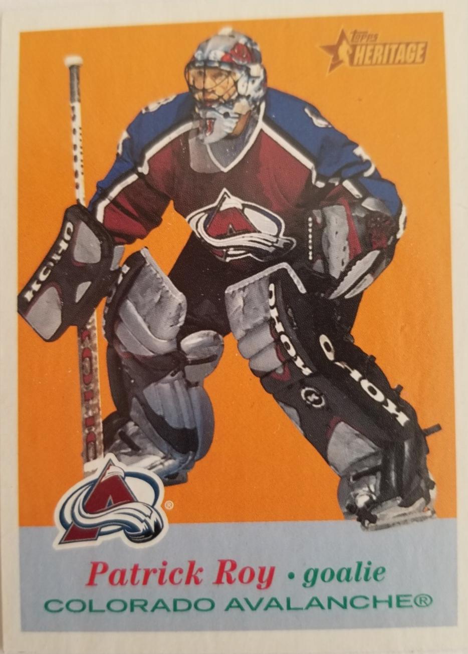 Patrick Roy #76 2001 Topps Heritage Hockey