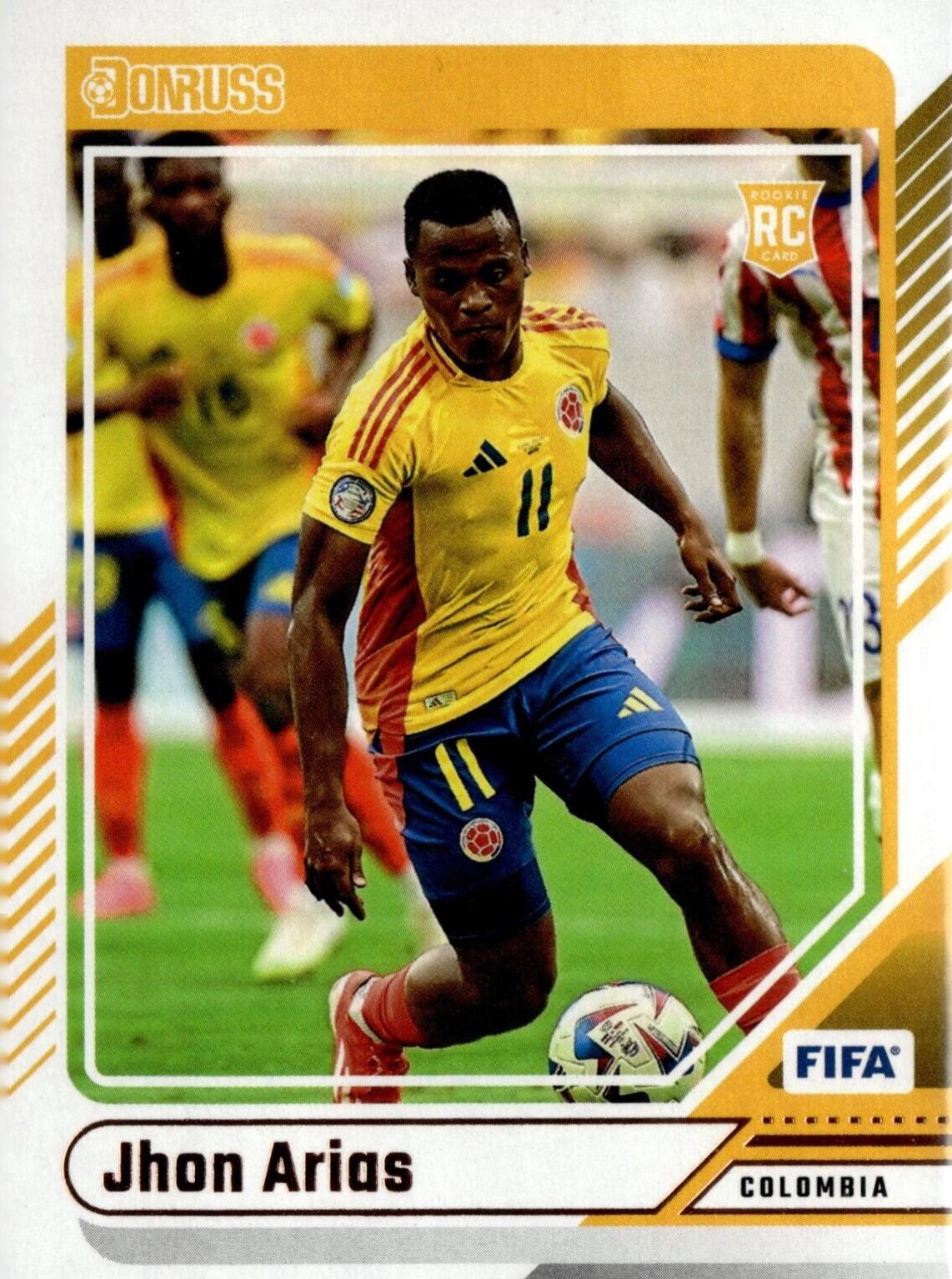 Jhon Arias #88 Soccer Cards 2024 Panini Donruss