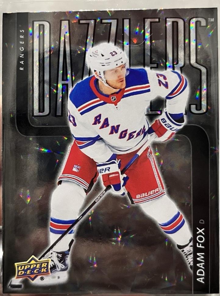 Adam Fox #DZ-42 2025-26 Upper Deck Hockey Dazzlers