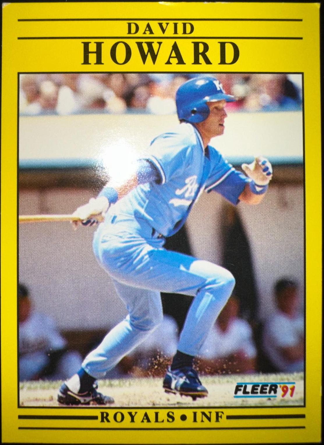 David Howard #U-27 Baseball Cards 1985 Fleer Update