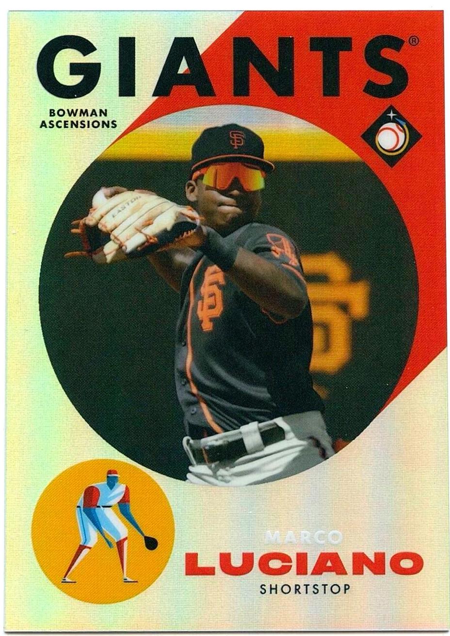 Marco Luciano #BA-14 Baseball Cards 2022 Bowman Chrome Ascensions