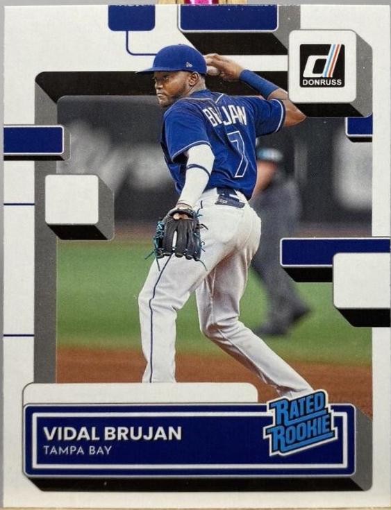 Vidal Brujan #38 Baseball Cards 2022 Panini Donruss